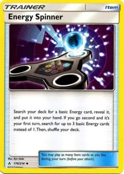 Energy Spinner - 170/214 - Uncommon LP, English Pokemon Unbroken Bonds - Image 1