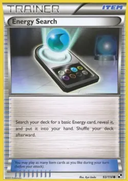 Energy Search - 93/114 - Common HP, English Pokemon Black and White - Image 1