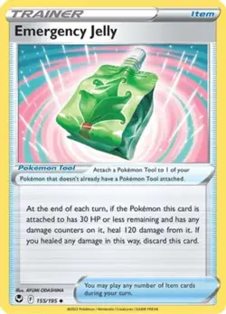 Emergency Jelly - 155/195 - Uncommon NM, English Pokemon Silver Tempest - Image 1