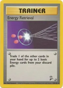 Energy Retrieval - 110/130 - Uncommon - Unlimited Edition DMG, English Pokemon B - Image 1