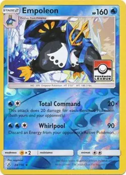 Empoleon - 34/156 - Pokemon League Promo LP, English Pokemon Promos - Image 1