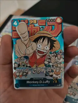 P-033 Monkey.D.Luffy Weekly Shonen Jump Promo English One Piece TCG English Card - Image 1