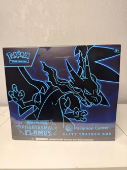 Phantasmal Flames Pokemon Center ETB Elite Trainer Box Factory Sealed - Image 1
