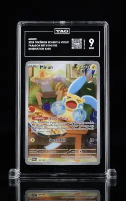 Minun 194/182 Holo Illustration Rare Paradox Rift Pokemon TCG NM/Mint Condition - Image 1