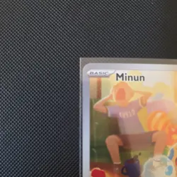 Pokemon TCG Minun 194/182 Paradox Rift Holo Illustration Rare Mint Condition - Image 2