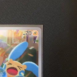 Pokemon TCG Minun 194/182 Paradox Rift Holo Illustration Rare Mint Condition - Image 3