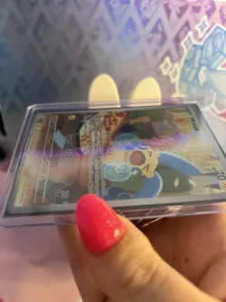 Pokemon TCG Minun Paradox Rift Holo Illustration Card 194/182 NM - Image 4