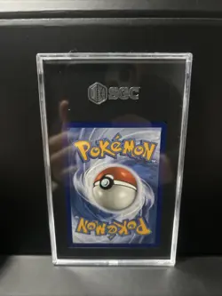 Pokemon TCG Minun 194/182 Full Art Illustration Rare Paradox Rift SGC 10 - Image 2