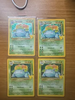 Pokemon TCG Venusaur Holo Rare Card 15/102 Celebrations 25th Anniversary Edition - Image 1