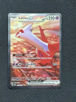 POKEMON TCG S&V Surging Sparks LATIAS EX SIR Special Illustration Card 239/191 - Image 1