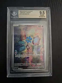 Bronzor Illustration Rare Card Temporal Forces 170/162 BGS 9.5! - Image 1