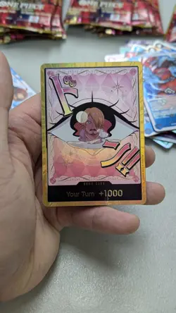 DON !! Card Charlotte Pudding Gold English ONE PIECE Card The Best Vol.2 - NM - Image 1