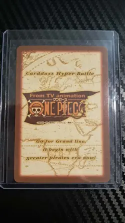 BANDAI One Piece Hyper Battle H10 LUFFY CREW HOLO FOIL SCARCE EARLY CARD VINTAGE - Image 2