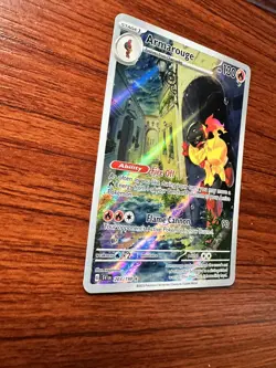 Armarouge 203/198 Scarlet & Violet Illustration Rare Pokemon TCG Card NM/M - Image 3