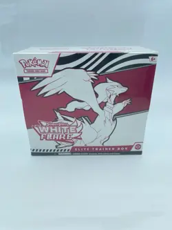 NEW SEALED Pokemon TCG WHITE FLARE ETB Elite Trainer Box Trading Cards NICE - Image 1