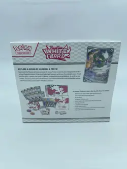 NEW SEALED Pokemon TCG WHITE FLARE ETB Elite Trainer Box Trading Cards NICE - Image 2