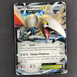 Skarmory EX 80/146 Pokemon Card Ultra Rare Holo XY Base Set HP DMG - Image 4