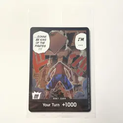 DON!! Card Luffy vs. Crocodile (Devil Fruits Collection Vol. 1) One Piece SEALED - Image 1