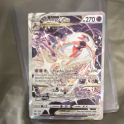 Pokemon Deoxys VSTAR Full Art Ultra Rare Holo Crown Zenith Psychic HP 270 Card - Image 1