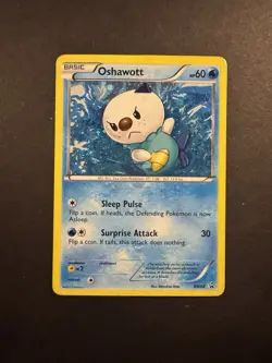 Pokemon TCG Single Card Oshawott Cosmos Holo Promo BW08 Black & White 2011 - Image 1