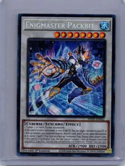 Enigmaster Packbit PHNI-EN042 Secret Rare NM 1st Edition Yu-gi-oh! Card - Image 1