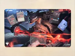 MtG: Chishiro, the Shattered Blade FOIL Card, Thick Stock Card, Playmat, ++++ NM - Image 1