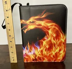 Pokemon Binder Trading Card Holder 55, 4 Slots Per Sleeved Pages Zippered New - Image 2