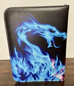 Pokemon Binder Trading Card Holder 55, 4 Slots Per Sleeved Pages Zippered New - Image 3