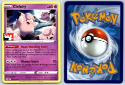 Clefairy - Prize Pack Series 062/196 Stamped Pokemon Card NM - Image 3