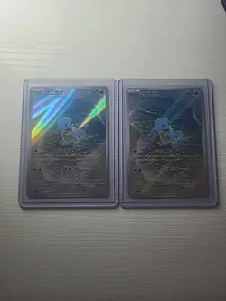 (2) Pokemon Squirtle AR 170/165 151 SV2a Card Japanese - Image 1