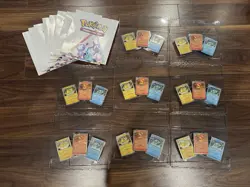 Prismatic Evolutions Eeveelutions Collection Promo Pokemon Cards 8x + Posters - Image 1