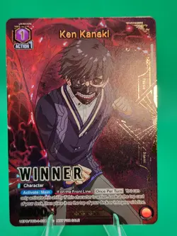 Union Arena Tokyo Ghoul Card Ken Kaneki Winner TKG-1-039 English NM - Image 1