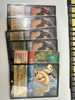 Disney Lorcana Bulk Lot - 1000+ Cards NM-LP - Mixed Sets 5 through 10-c,uc,r,sr - Image 2