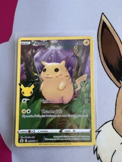 Pikachu 005/025 Rare Full Art Holo Celebrations Pokemon Card -Mint - Image 1