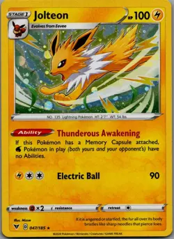 Jolteon - (Cosmos Holo) Promo Miscellaneous Cards & Products 047/185 NM - Image 1