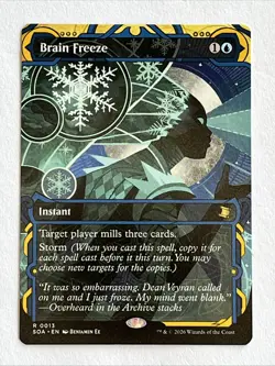Brain Freeze 13 Secrets of Strixhaven: Mystical Archive Magic the Gathering - Image 1