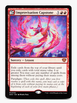 Improvisation Capstone [Secrets of Strixhaven] MTG SOS 120 NM 🔥 - Image 3