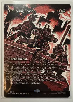 Doubling Season (Borderless) Teenage Mutant Ninja Turtles Eternal-Legal Regular - Image 1