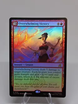 Overwhelming Victory FOIL X1 TLE MTG Avatar: The Last Airbender Eternal - Image 1
