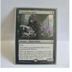 Opposition Agent - Commander Legends - Rare Black Human Rogue - MTG - Image 1