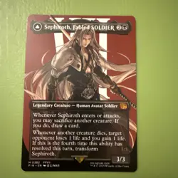 Sephiroth, Fabled SOLDIER (0382) (Borderless) Final Fantasy Regular - Image 1