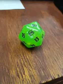 MTG - TMNT - Overszed D20 spindown life counter - Image 1