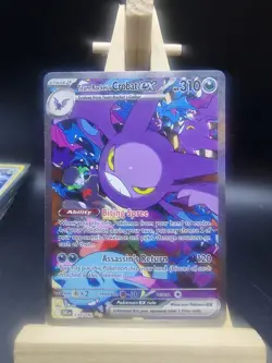 Pokemon TCG Destined Rivals Team Rocket's Crobat EX Card 234/182 - Image 1