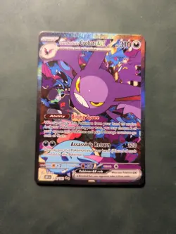 Pokemon TCG Destined Rivals Team Rocket's Crobat EX Card 234/182 - Image 1