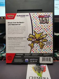 Pokemon TCG: Scarlet & Violet 151 Alakazam Ex Collection Box Factory Sealed New - Image 2