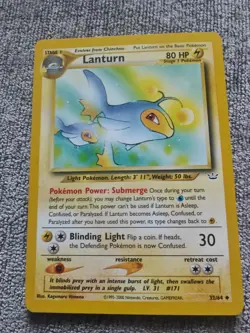 POKEMON LANTURN #32/64 NEO REVELATION SET NON HOLO POKEMON TCG NEAR MINT NM - Image 1
