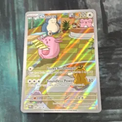 Pokemon Chansey 187/167 Sv06: Twilight Masquerade Illustration Rare Holo - Image 1
