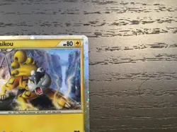 Pokemon Raikou Holo Promo HGSS19 MP - Image 3