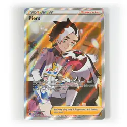 Pokemon - Piers - 069/072 - SWSH Shining Fates - Full Art Trainer - Image 1