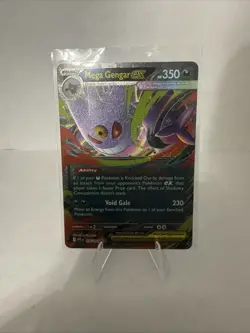 Pokemon Mega Gengar EX 056/094 Phantasmal Flames Full Art Holo 350 HP - Image 1